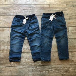 Crew Cuts Jeans with drawstring waist